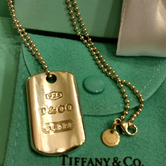 Tiffany & Co. Jewelry - Tiffany and Co. dog tag necklace